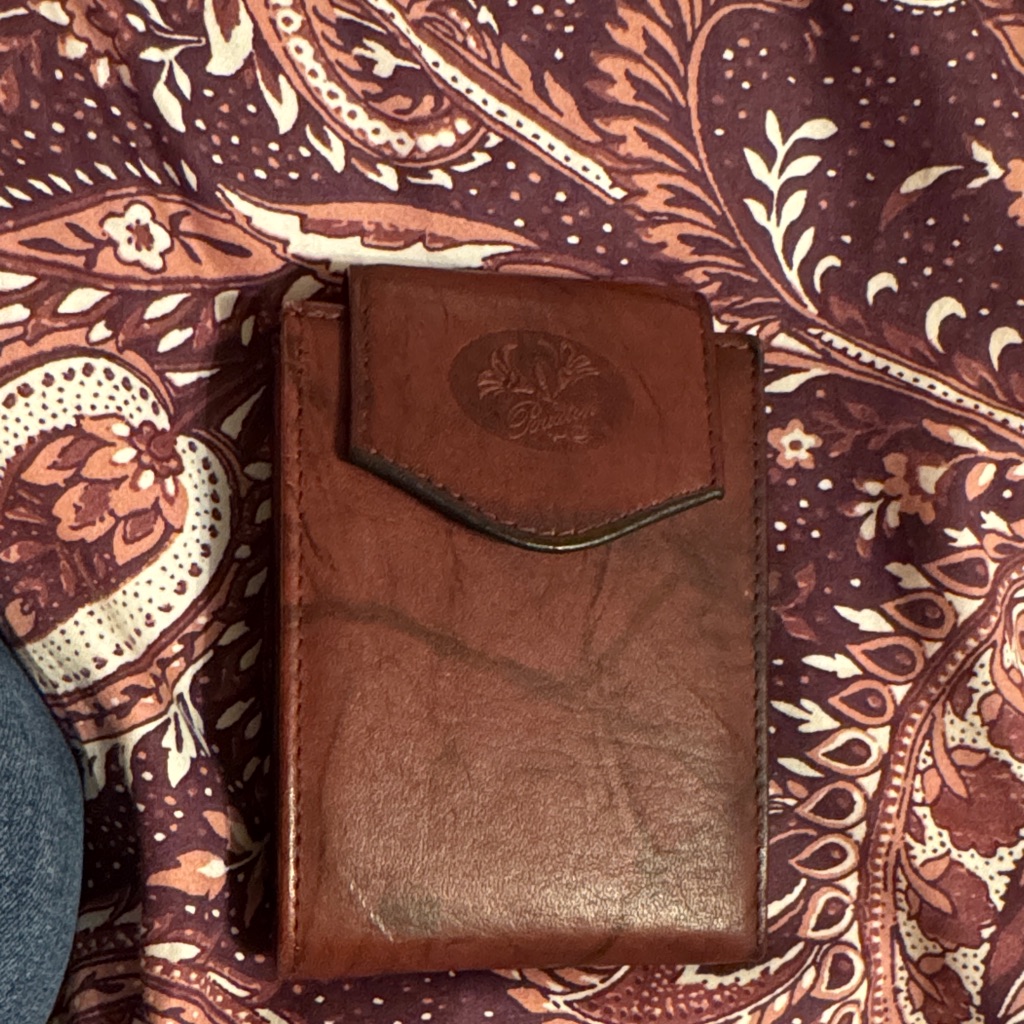 Vintage Leather Wallet  Vintage